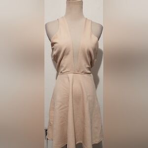 Audrey light peach dress